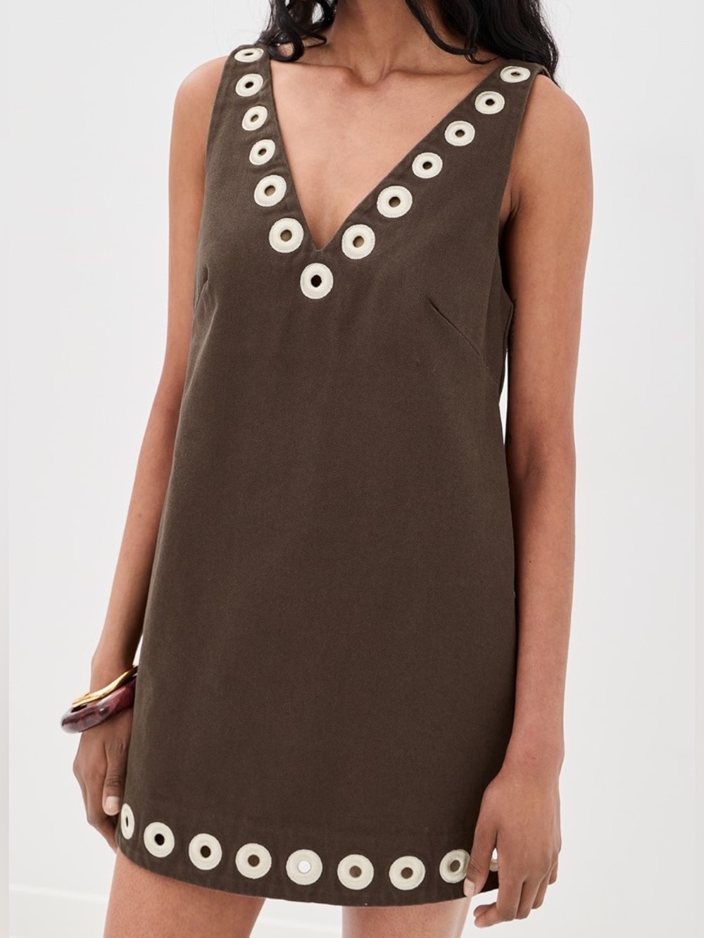 Alemais Tobe Denim Mini Dress